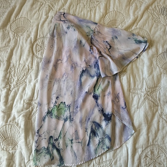 Zac & Rachel Watercolor Button-Up Blouse - Picture 6 of 15